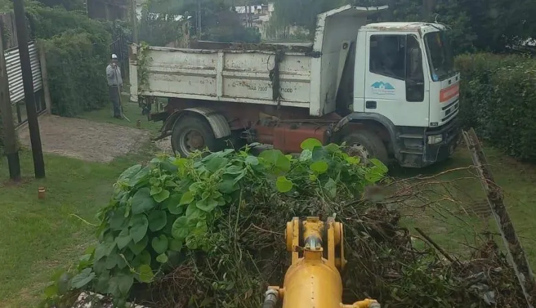 Trabajos del área de Obras Públicas