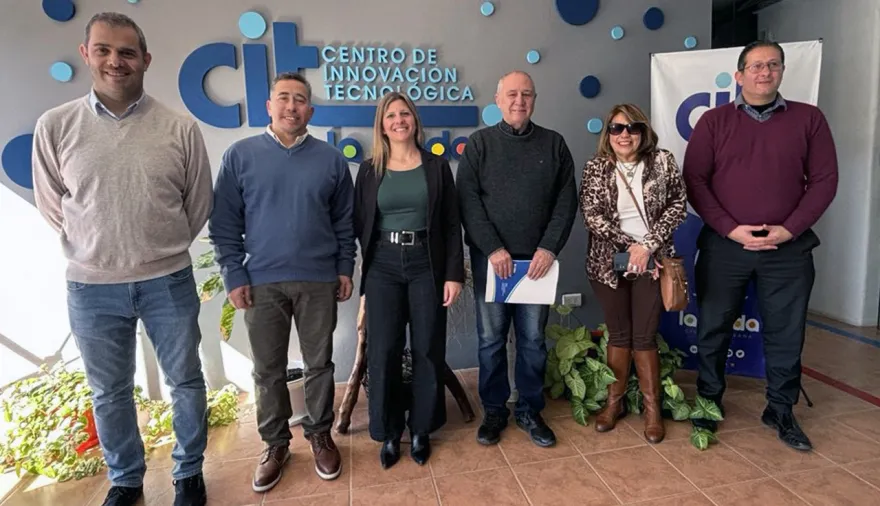 Walter Gispert visitó el CIT La Falda