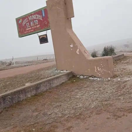 Primera nevada en el Departamento Punilla